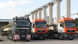 6 Schwertransporte Betonbinder BFE Erfurt [upl. by Shep278]