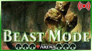 Building amp Playing QUESTING BEAST  060723  MTG Arena Historic Brawl GREEN [upl. by Anse]