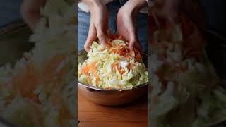 Easy gut healthy SAUERKRAUT ・ 簡単でヘルシーなザワークラウト [upl. by Gaidano30]