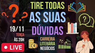 Live com LeandroVSilva Tire todas as suas dúvidas sobre CARREIRA LITERÁRIA e NEGÓCIOS ONLINE [upl. by Aerdnahc]