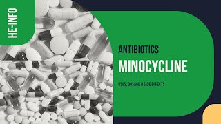 Minocycline  Uses Dosage Side Effects amp Mechanism  Minocin [upl. by Shumway]