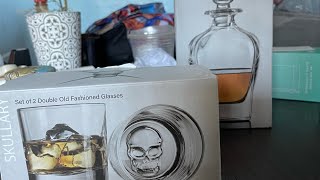 Unboxing godinger skullary glasses decanter [upl. by Victorine]