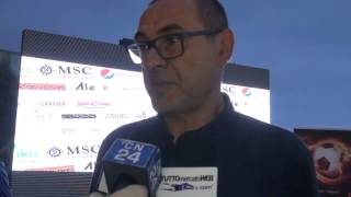 Maurizio Sarri quotEmpoliche emozioni Milan cera stato un contattoquot [upl. by Anaugahs]