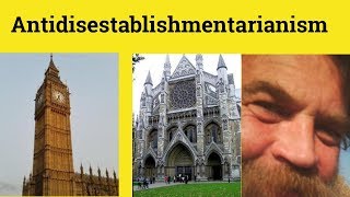 🔵 Antidisestablishmentarianism  Antidisestablishmentarianism Meaning and Examples [upl. by Feil]