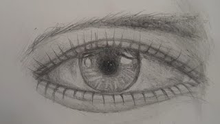 Comment Dessiner Un Oeil Très Simple Et Réaliste N°6 Tuto dessin howtodraw sketch dessin art [upl. by Yesnnyl967]