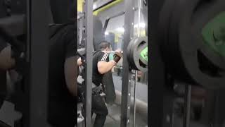 STRONG  SMITH MACHINE SQUATS WORK OUT AT GYM 🔥🔥 [upl. by Enobe]