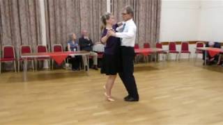 Ray FentonStorey and Georgina Hallett demonstrating the Woodside Waltz [upl. by Eisnyl]