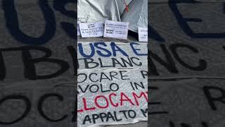 Appalti Montblanc protesta degli operai nella via del lusso a Firenze [upl. by Pratt]