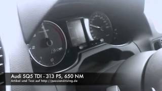 Audi SQ5 TDI Acceleration [upl. by Pincince]