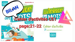 Le trésor des motsCE1CAHIER DACTIVITÉSBILANPAGES2122 [upl. by Kroy815]