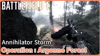 Battlefield 1 Argonne Forest Operation gameplay [upl. by Ennovahs]