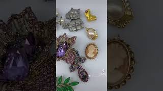 Vintage Brooch Live Sale Wed Oct 30th Noon EST on Whatnot dontforgetyourbrooch jewelry [upl. by Tiffany]