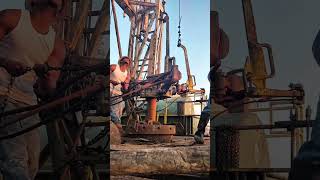 Workover oilfield Rig Drilling rig oil drilling filed tripping oilfield gas [upl. by Eerazed]