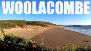 Woolacombe  Devon  England  4K Virtual Walk [upl. by Ahsinam746]