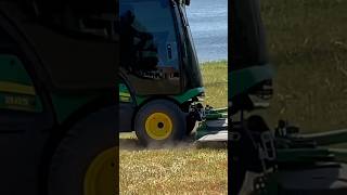 Air Conditioned Lawn Mower In Texas Heat [upl. by Jarin]