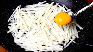 Do you have 1 POTATO and EGGS at home 🔝3 Simple and delicious breakfast recipes [upl. by Zined410]