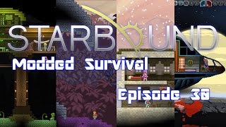 Starbound Modded  030  Feeding the Extraction Lab from Frackin Universe [upl. by Dowling]