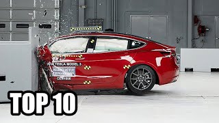 TOP 10 SAFEST LUXURY CARS 2022 IIHS CRASH TEST [upl. by Aleakcim]