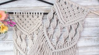 Macrame para iniciantes Decoração [upl. by Kilby208]