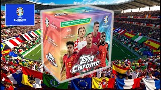 Error Box 2 Unterschriften  Topps Chrome UEFA EURO 2024  Hobby Box [upl. by Prober]