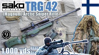 🥇 SAKO TRG42 🇫🇮Arctic Sniper to 1000yds Practical Accuracy [upl. by Halik]