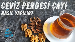 CEVİZ PERDESİ ÇAYI Nasıl Yapılır [upl. by Rebba]