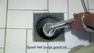 Doucheputje schoonmaken [upl. by Notanhoj]