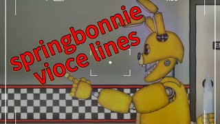 Spring bonnie voice lines [upl. by Shina]