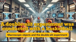 The concept of conducting a doubleslit experiment with a basketball [upl. by Septima]