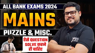 ✔ MAINS FOR RRB PO amp CLERK 2024  REASONING  ANKUSH LAMBA  BANKING CHRONICLE [upl. by Ojela]