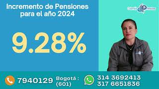 Incremento de Pensiones para el año 2024 ⚖️🙌 [upl. by Enileme]