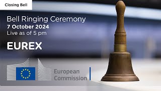 Closing Bell Ceremony Eurex welcomes the European Commission [upl. by Salita]