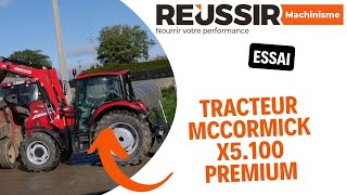 Essai du tracteur McCormick X5100 Premium [upl. by Leeda]