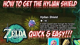 The Legend Of Zelda Tears of the Kingdom How To Get The Hylian Shield Nintendo Switch [upl. by Britton]