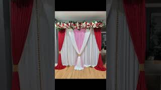 Diy  Wedding Backdrop Ideas [upl. by Ahsein]