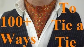 How to Tie an Ascot or Cravat without it coming undone The Day Knot [upl. by Terese]