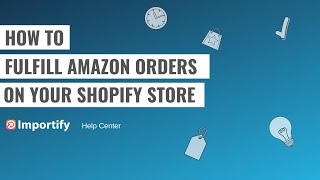 How to fulfill Amazon orders on your Shopify dropshipping store [upl. by Atinahs390]