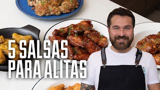 5 SALSAS PARA ALITAS  GIACOMO BOCCHIO [upl. by Lonyer139]