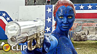 Mystique vs Magneto  XMen Days of Future Past 2014 Movie Clip HD 4K [upl. by Aleciram]