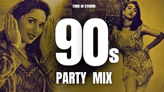 90s Bollywood Nonstop Dance Remix  Dj manish  Best of 90s Superhit Songs  Tune in Studio [upl. by Dukie]