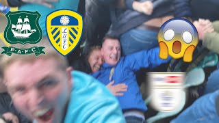 LEEDS FANS GO APESHT AT HOME PARK🤩😱 Plymouth Argyle 02 Leeds United  202324S [upl. by Crista]