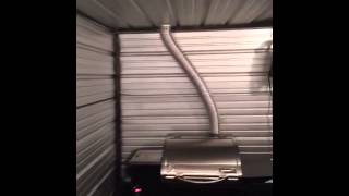 Pellet smoker cooking trailer set up [upl. by Mundy]