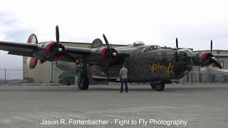 B24 Engine Start amp Takeoff [upl. by Ellerad79]