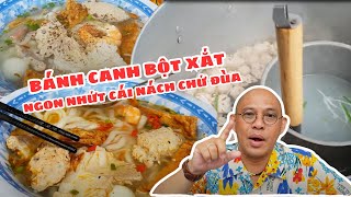 COLORMAN tá hoả ghé quán BÁNH CANH BỘT XẮT ăn mà còn gặp người quen Color Man Food [upl. by Anertal537]