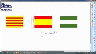 Banderas y fracciones Matematicas 1º ESO AINTE [upl. by Olethea]