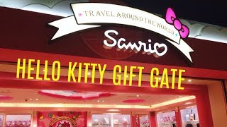 ☆kawaii store tour 36 Hello Kitty Gift Gate  Taiwan Taoyuan International Airport [upl. by Einnos]