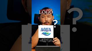 REDESIGN LOGO AQUA Senimanbocahlogo Logo Redesign Viral Trending shorts [upl. by Knowles246]