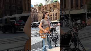 Shirina busking in Town Hall Sydney ❤️ shirina [upl. by Ispep667]