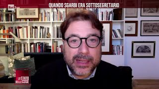 Montanari quando Sgarbi era sottosegretario  Lo stato delle cose 11112024 [upl. by Narih]