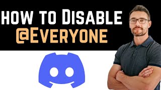 ✅ How To Disable Everyone on Discord Full Guide [upl. by Kallman]